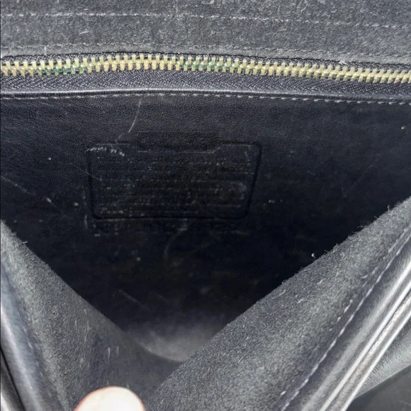 VTG Coach • genuine leather crossbody bag - Picture 2 of 10